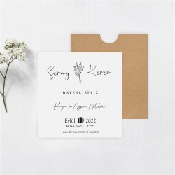 Retro Davetiye 523 Retro Davetiye 523