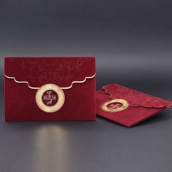 Bordo Kadife Davetiye 202 Bordo Kadife Davetiye 202